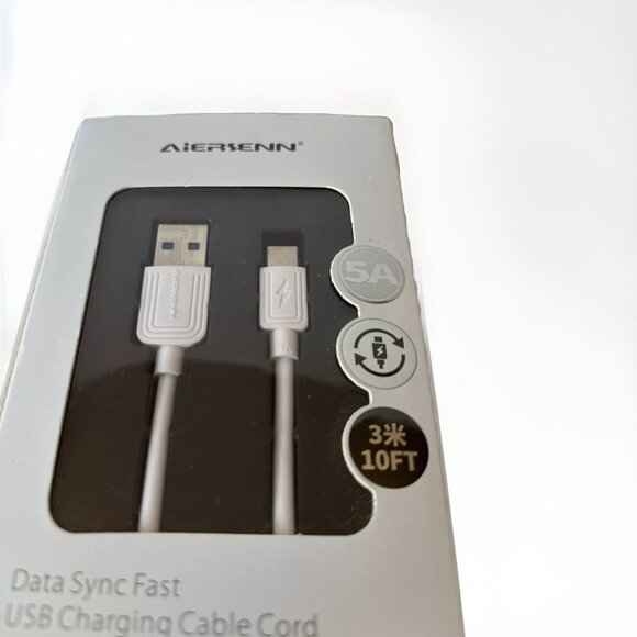 Type C Phone Charging Cord Data Sync Fast USB Charging Cable Cord 3M Long - Picture 3 of 4